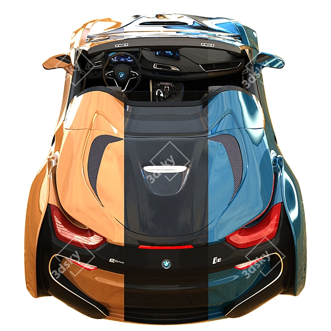 Luxury Speed: BMW i8 Roadster 3D model image 5
