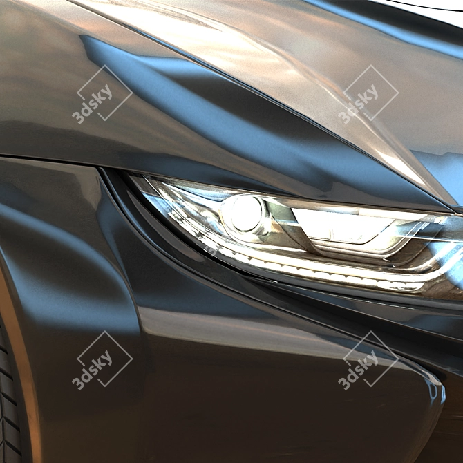 Luxury Speed: BMW i8 Roadster 3D model image 6