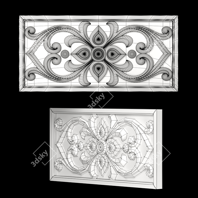 Dekor Panel 2021: Versatile CNC-Cut Design 3D model image 2