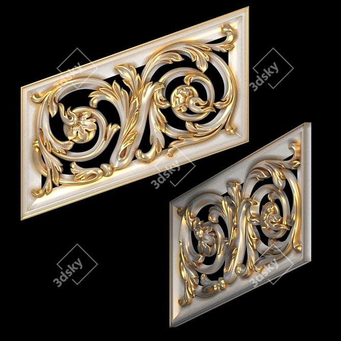 2021 Decorative Perila: Perfect for CNC Cutting 3D model image 1