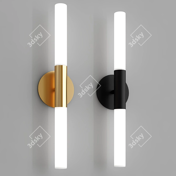 Elegant WINFRED Wall Sconce 3D model image 1