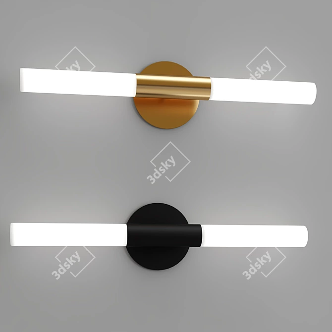 Elegant WINFRED Wall Sconce 3D model image 2