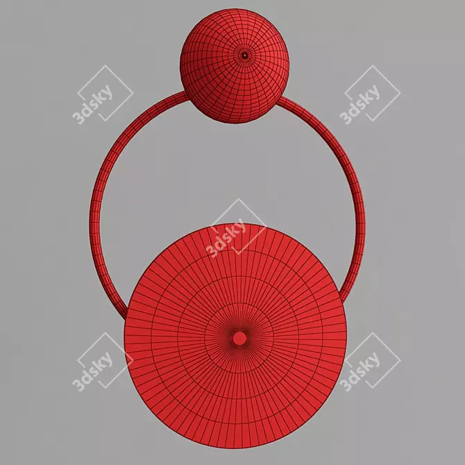 Elegant EDWIN Sconce: Illuminate Your Space 3D model image 4