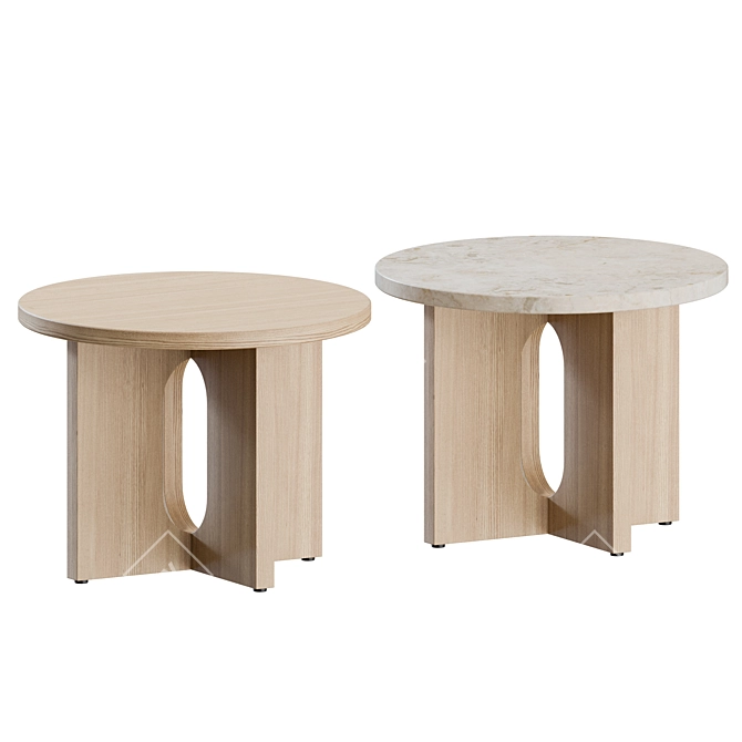 Modern Androgyne Side Table 3D model image 5