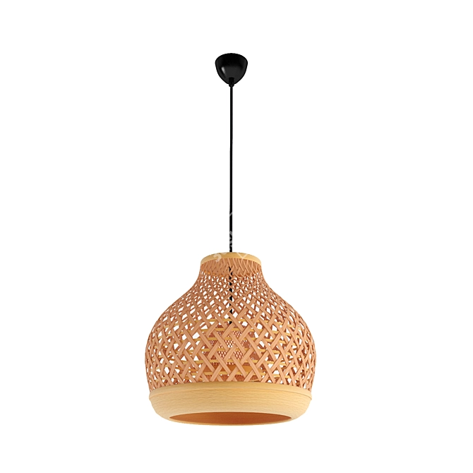 Misterhult Bamboo Pendant Lamp 3D model image 1