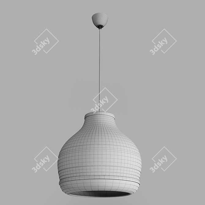 Misterhult Bamboo Pendant Lamp 3D model image 3