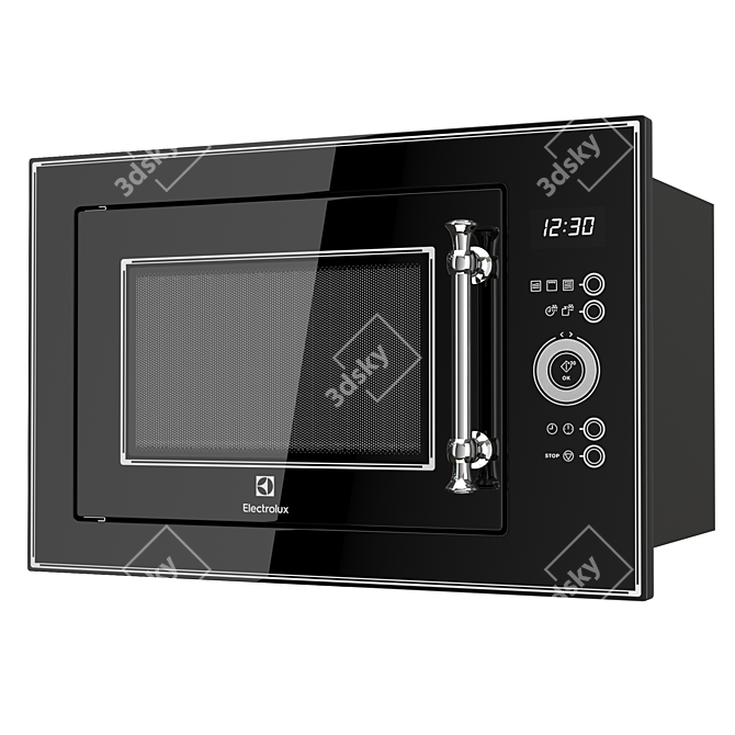 Sleek and Efficient Electrolux  Microwave 3D model image 1