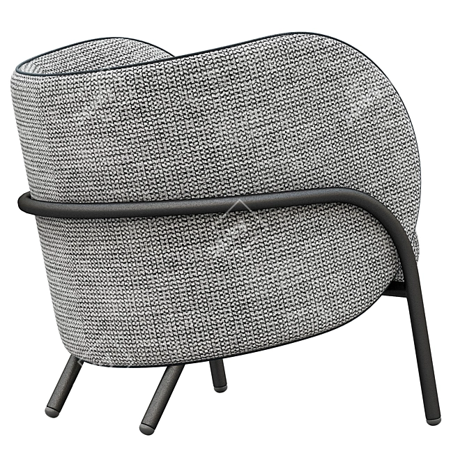 Elegant Royce Armchair - Modern Design 3D model image 2