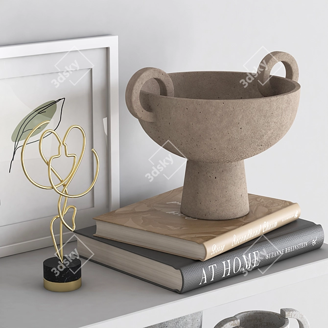 Elegant Decorative Set for Stylish Interiors 3D model image 5