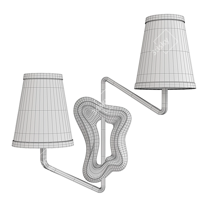 Georges Jouve Contemporary Sconce 3D model image 2