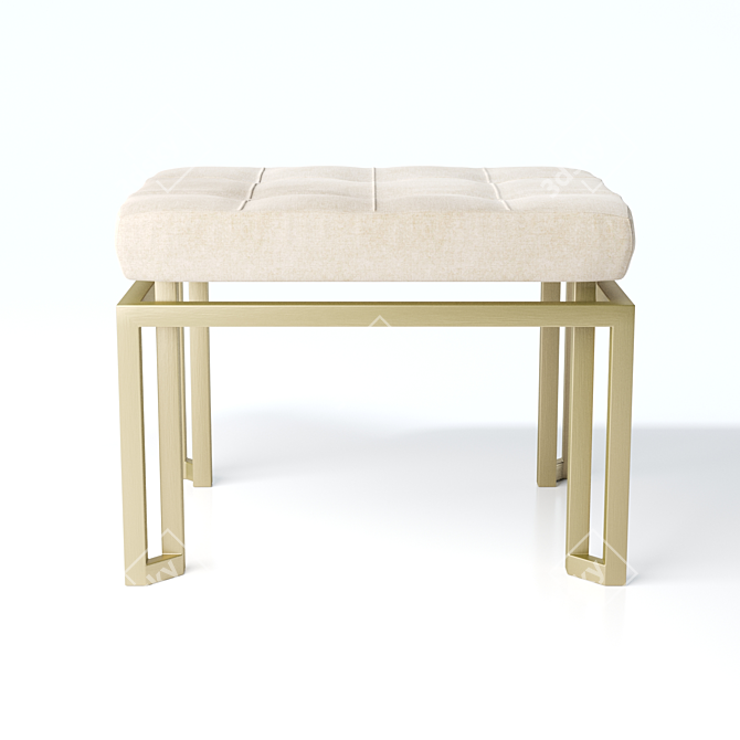 Luxury Oro Pouf by Tosconova 3D model image 3