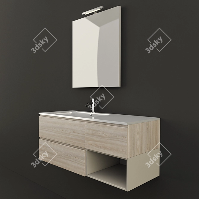 Lasaidea XIL 09 Bathroom Vanity 3D model image 2