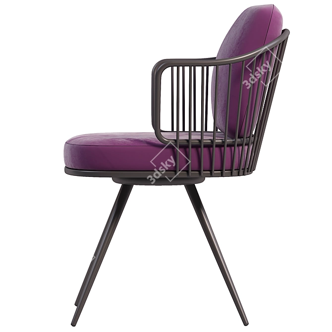 Modern 3Ds Max Armchair 3D model image 4