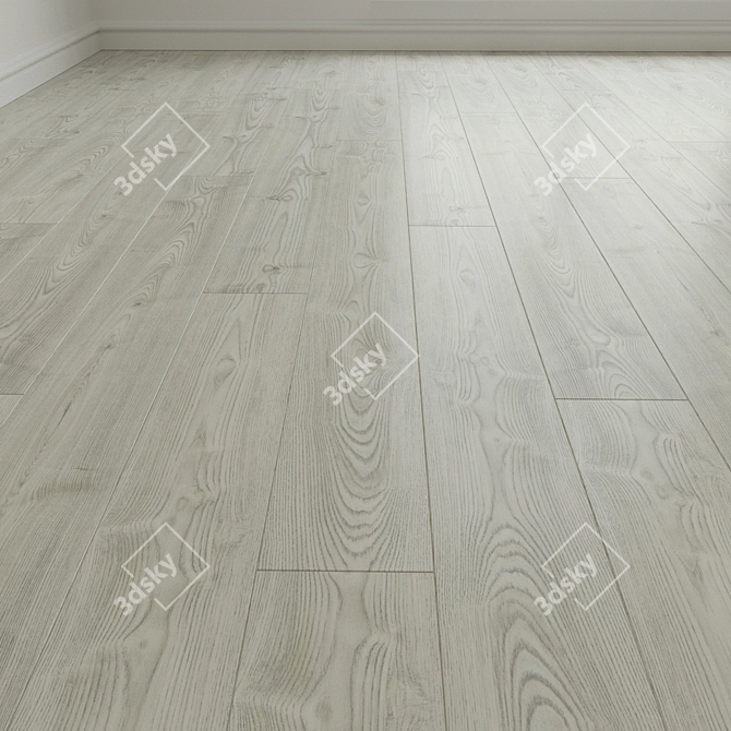 Luxury Oak Barrique Laminate 3D model image 1