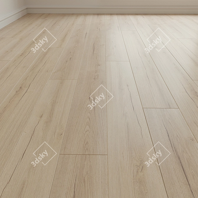 Evoke Oak Laminate Board 3D model image 1