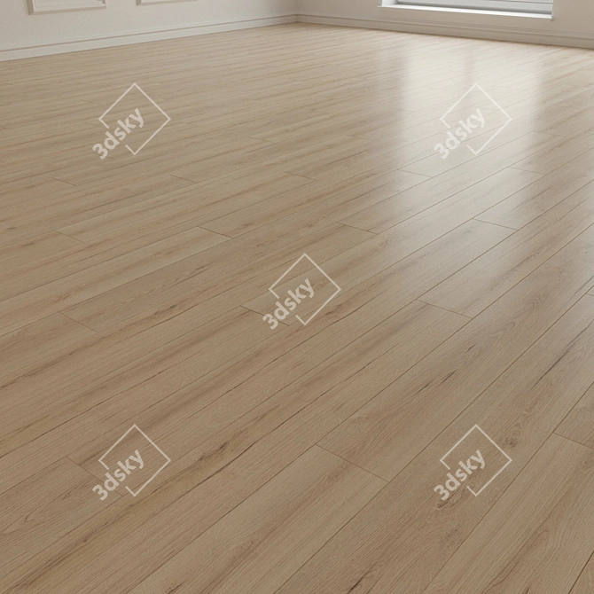 Evoke Oak Laminate Board 3D model image 2