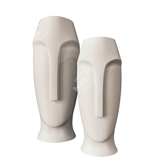 Elegant Vase, High Resolution 3D model image 4