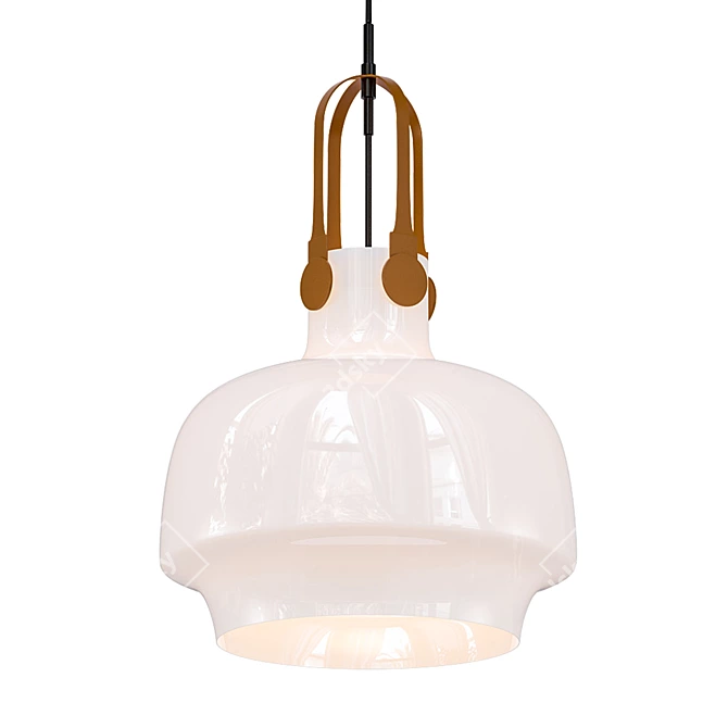 Opal Glass Pendant Lamp: Copenhagen SC7 3D model image 1