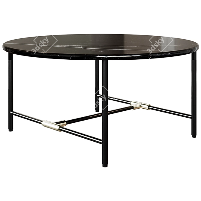 Stylish La Redoute Botello Coffee Table 3D model image 1