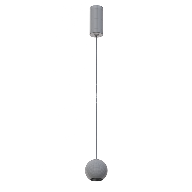 Sleek 2015 Pendant Light 3D model image 2