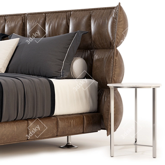 Ultimate Husk Bed: Top Quality & Unmatched Comfort 3D model image 6