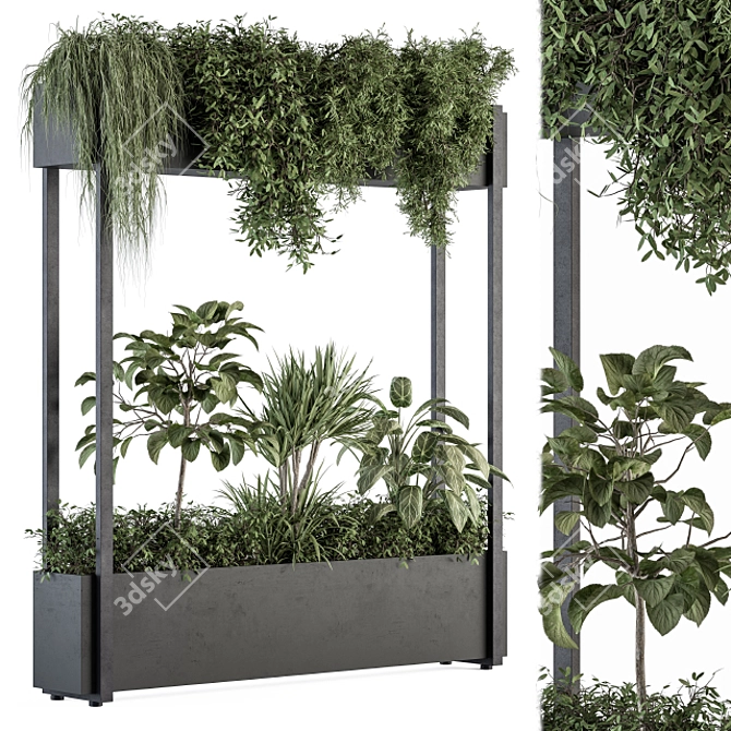 Green Oasis: Indoor Plant Set 3D model image 1
