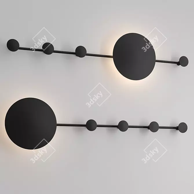 Versatile Beryl Wall Sconce 3D model image 2