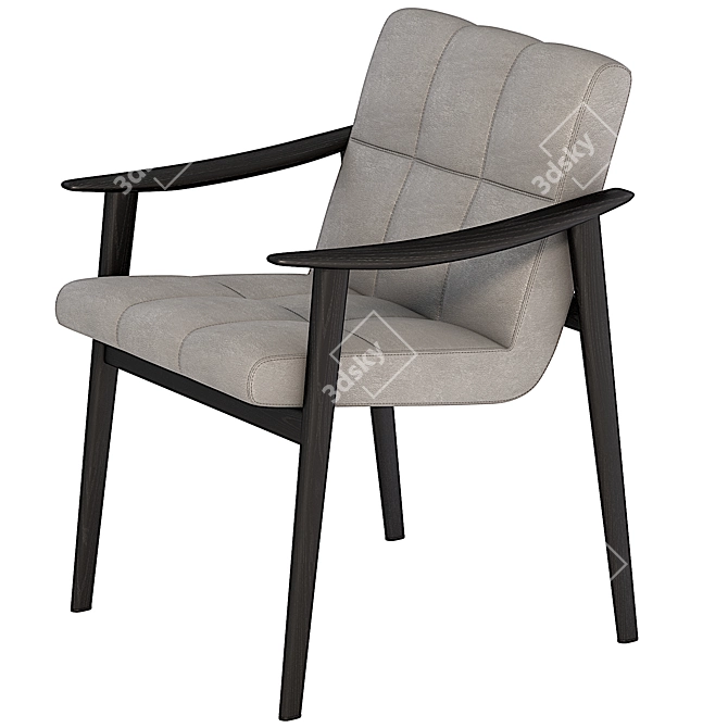 Fynn Dining Chair by Minotti 3D model image 2