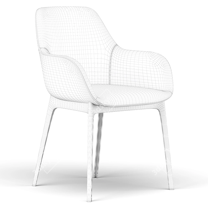 Clap Chair: Revolutionary Seating Solution 3D model image 5