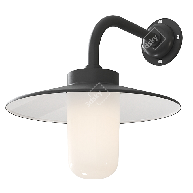 Quay Light 90 Sconce Lamp: Sleek and Stylish Illumination 3D model image 1