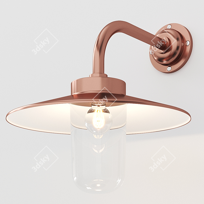 Quay Light 90 Sconce Lamp: Sleek and Stylish Illumination 3D model image 3