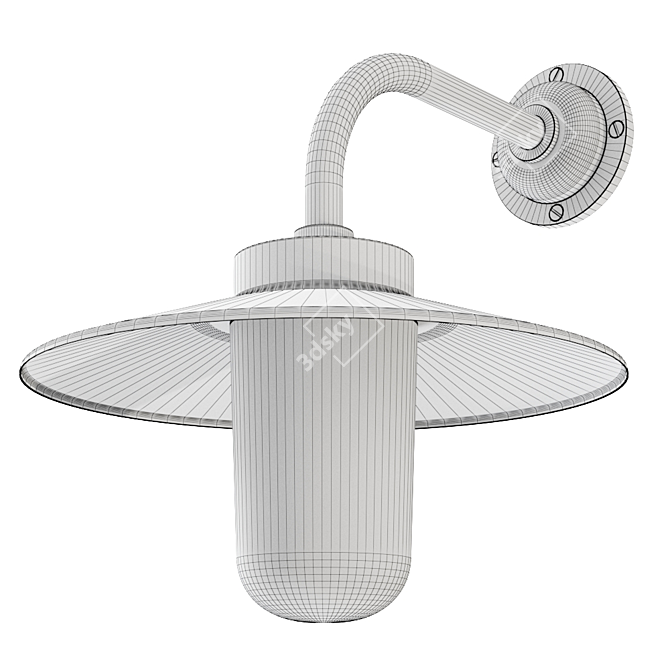 Quay Light 90 Sconce Lamp: Sleek and Stylish Illumination 3D model image 4