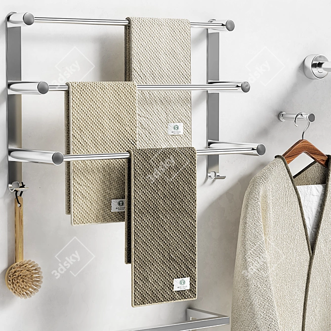 Luxury Towel Set: 2015 Edition 3D model image 2