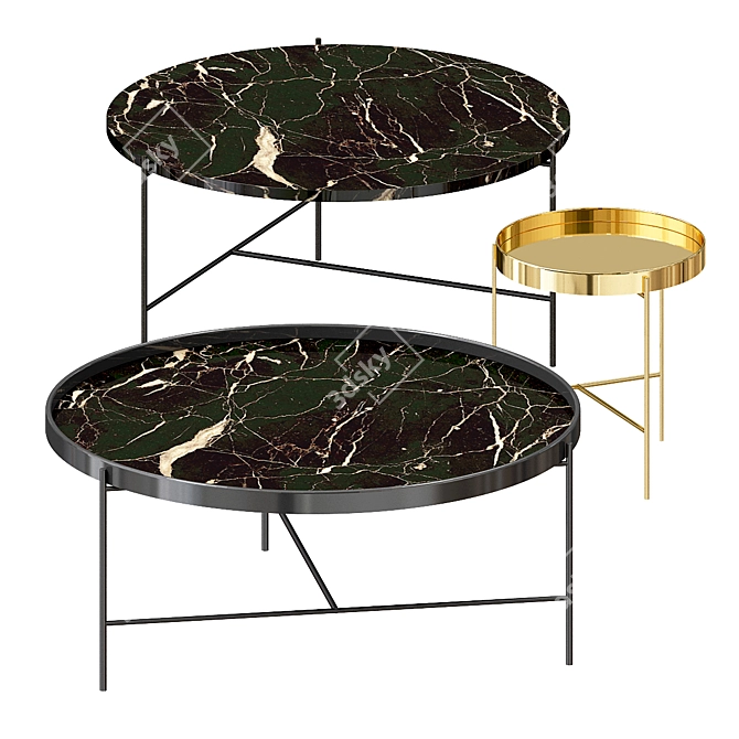 Modern Globe Coffee Tables 3D model image 1