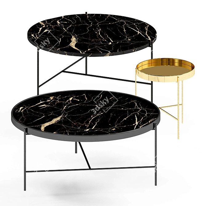 Modern Globe Coffee Tables 3D model image 2
