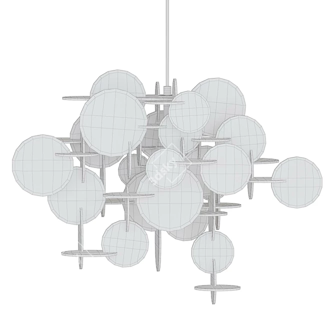 Modern Minimalist Pendant Light 3D model image 7