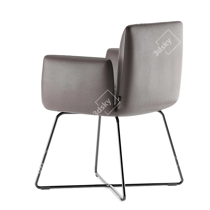 Elegant Jamis Armchair: Jehs & Laub Design 3D model image 3