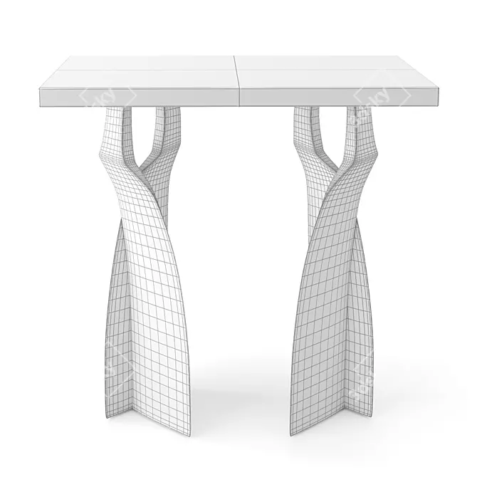 Elegant Chital Sidetable by KIFU Paris 3D model image 3