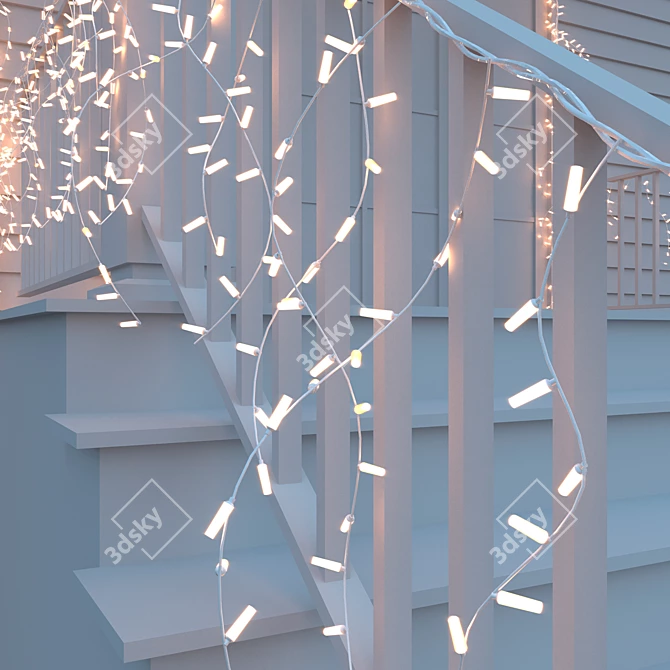 Festive Home Garland Set 3D model image 3