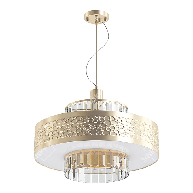 Modern Chic Design: Roxana Pendant 3D model image 1