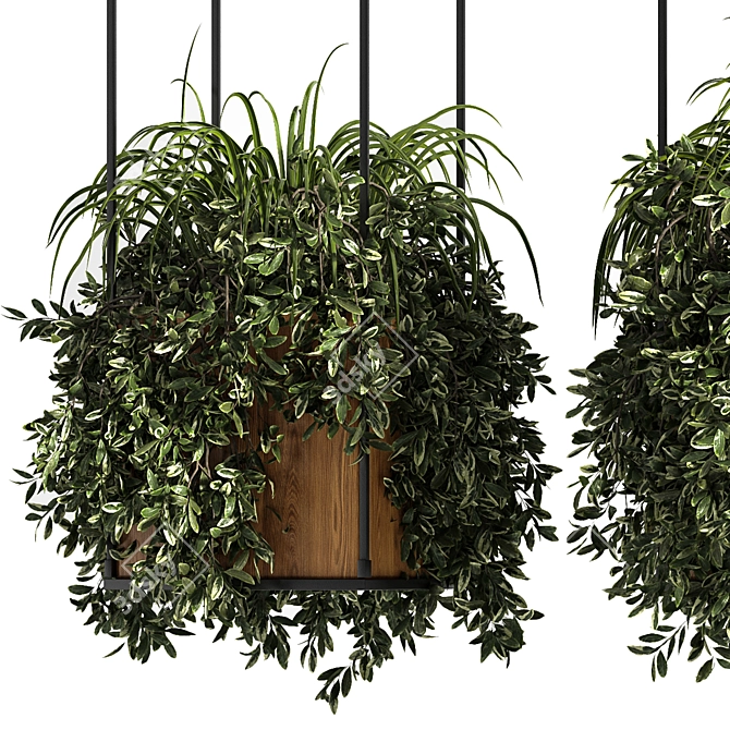 Modern Indoor Plant Stand 3D model image 3
