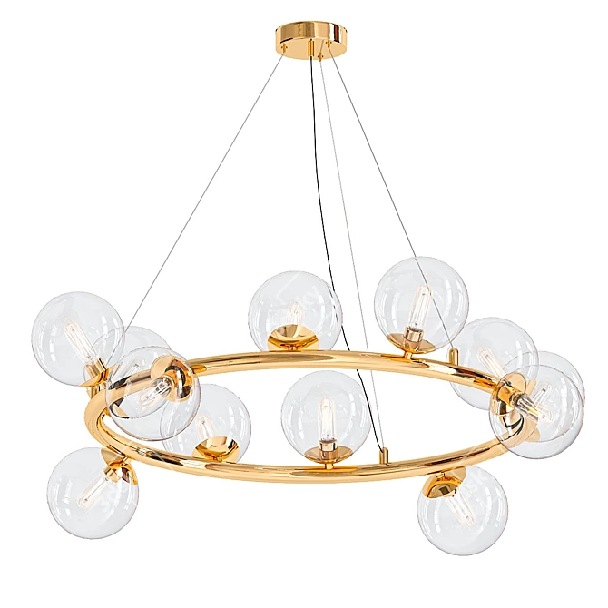 Amber Berries Chandelier 2014 3D model image 1