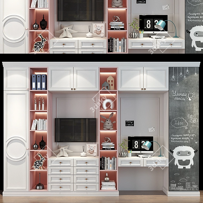 Kid's Dream Furniture 3D model image 1