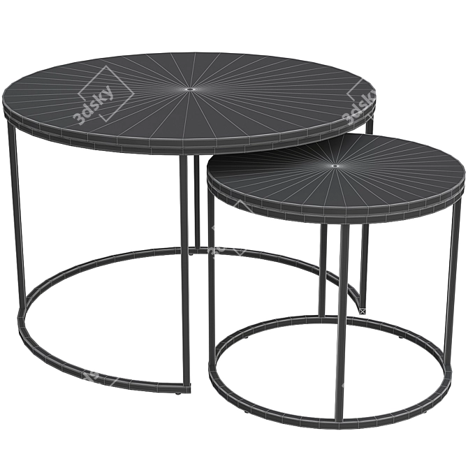 Paola Halmar Coffee Table - Modern Elegance for Your Living Space 3D model image 2