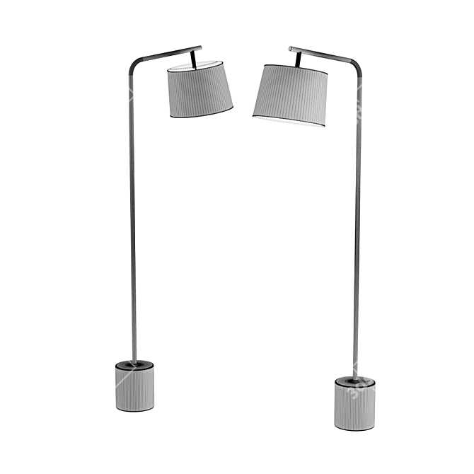 Scandi Style Floor Lamp | Alslev FL 3D model image 2