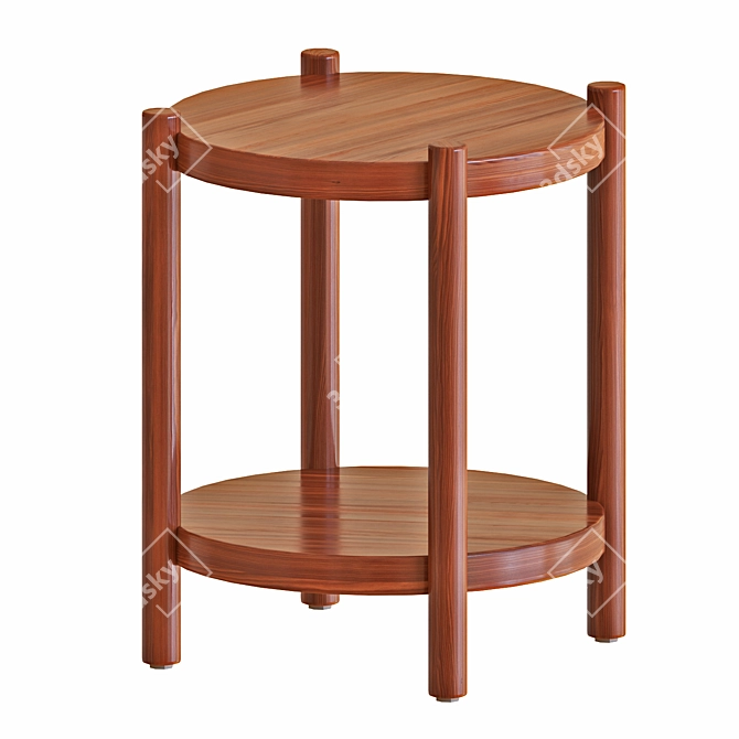Modern Listerby Oak Tables 3D model image 4