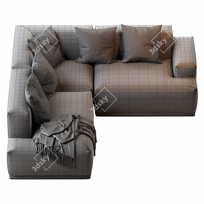 Connect Modular Sofa: Stylish and Versatile Seating Solution 3D model image 7