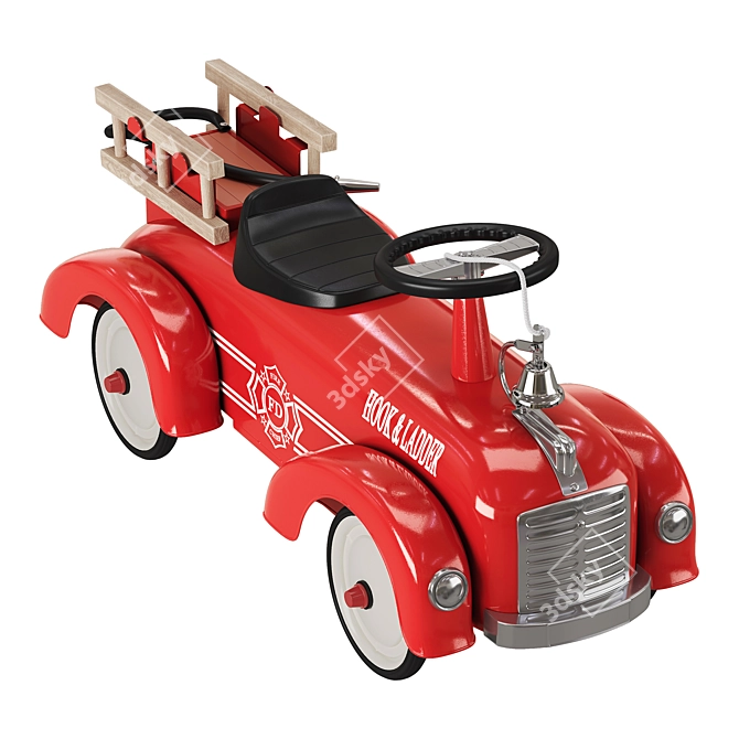  Kids Ride On Fire Engine - Interactive Toy for Imaginative Play! 3D model image 2