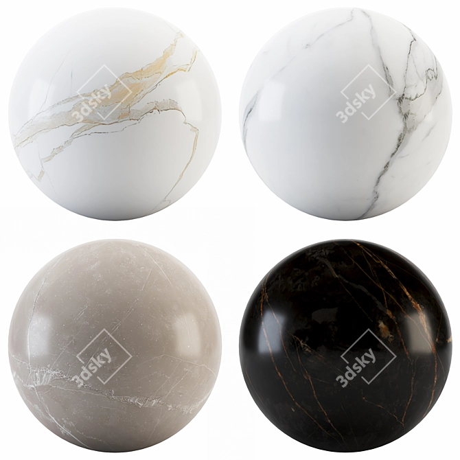 Luxury Marble Collection 3D model image 1