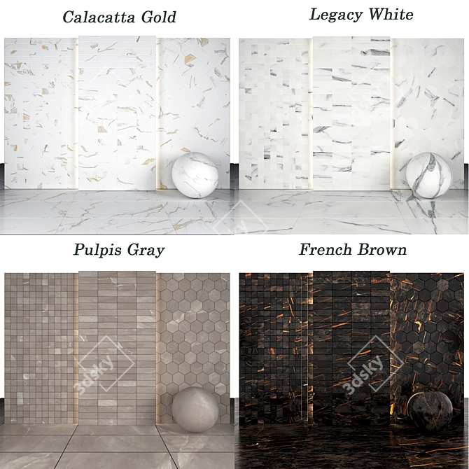 Luxury Marble Collection 3D model image 3